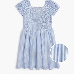 Crew Cuts Blue Striped Girls Dress